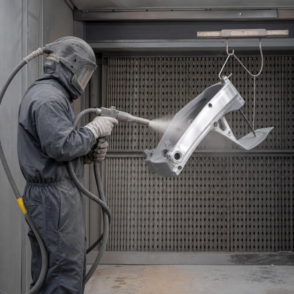Nylon Powder Coating on Aluminium