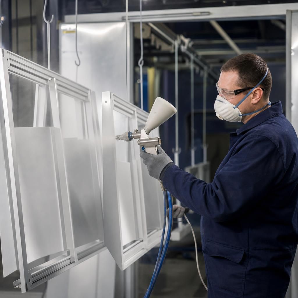 Detailed close-up of a protective coating