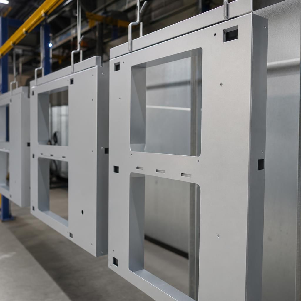 UV-resistant aluminium structures exposed to sunlight