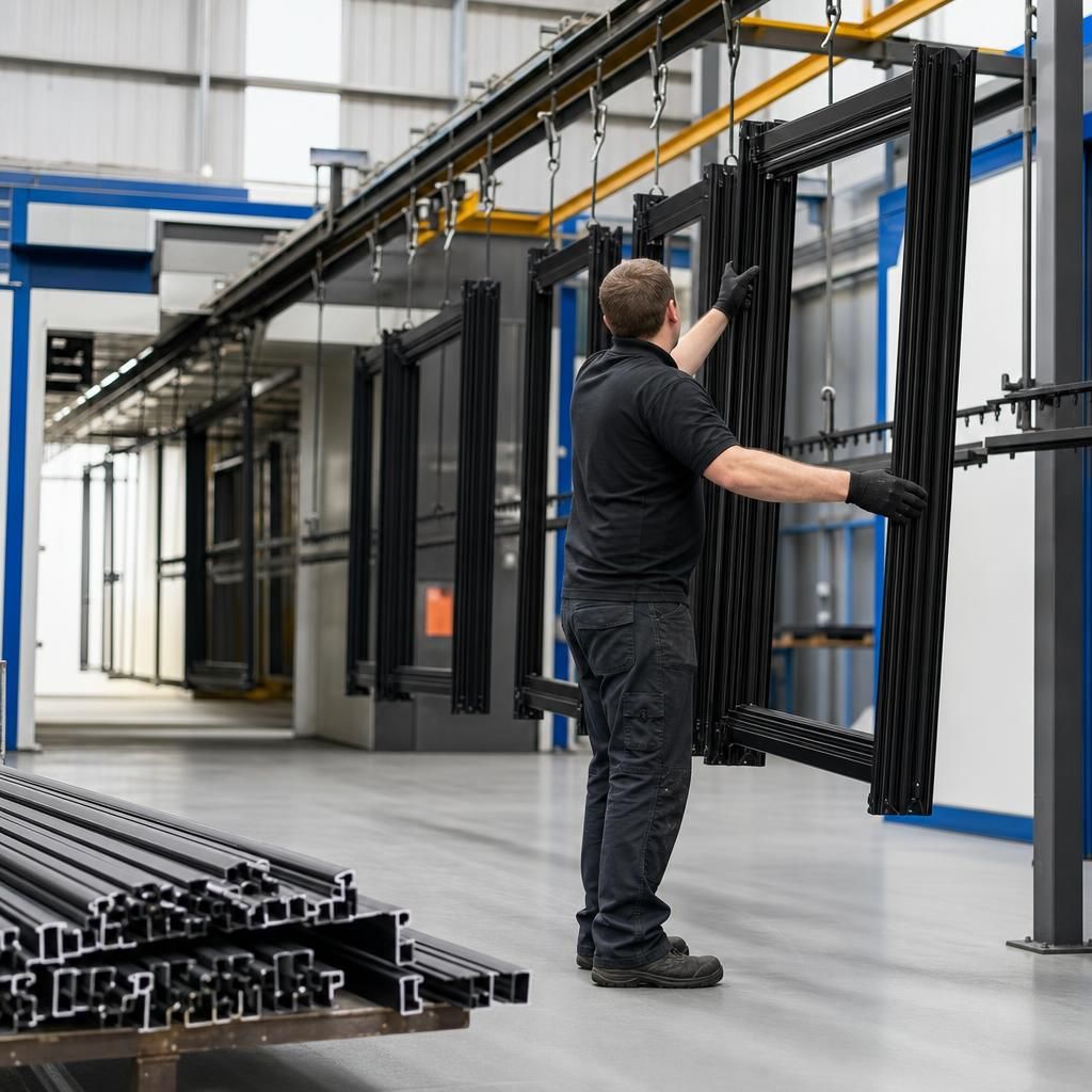 Decorative Aluminium Frames with Powder Coating