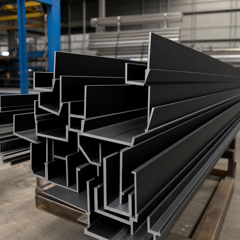 Batch Production of Black Coated Aluminium Components