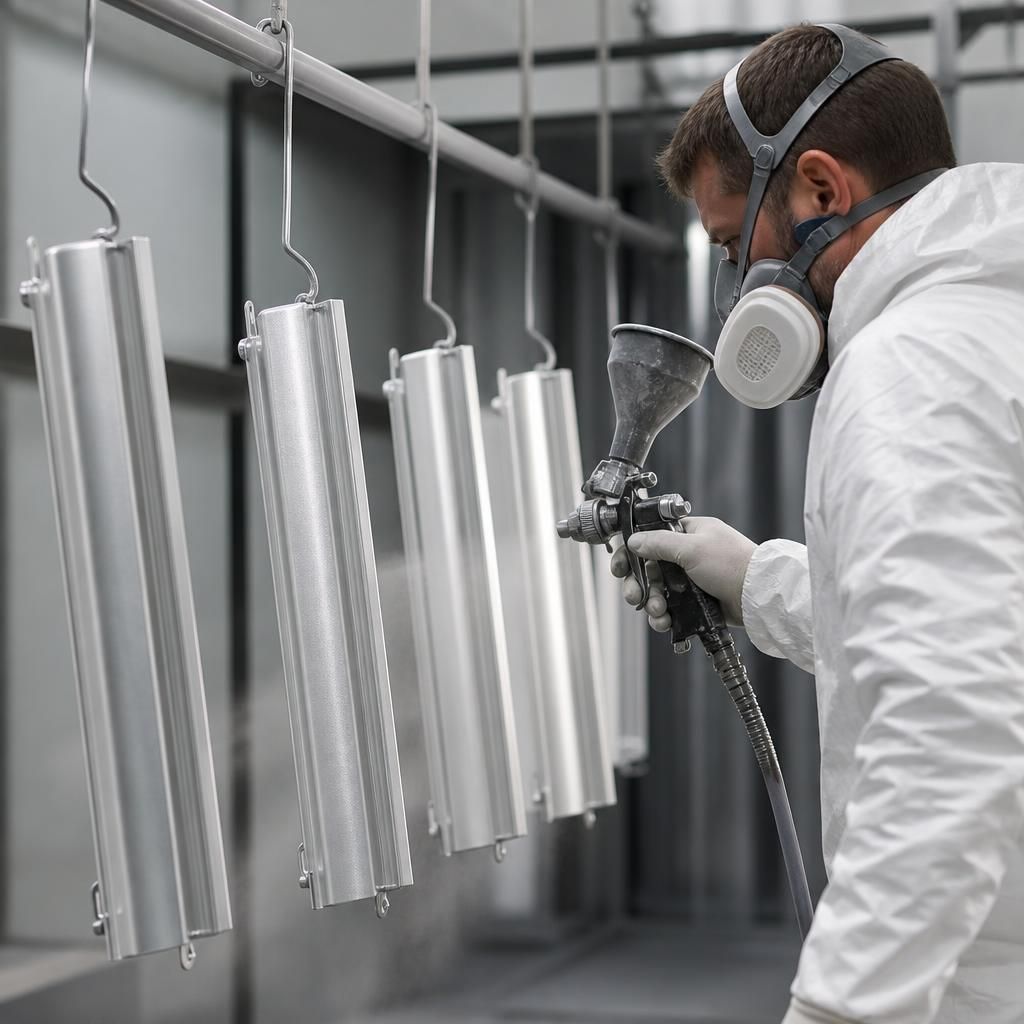 Fabricated metal structure with silver coating
