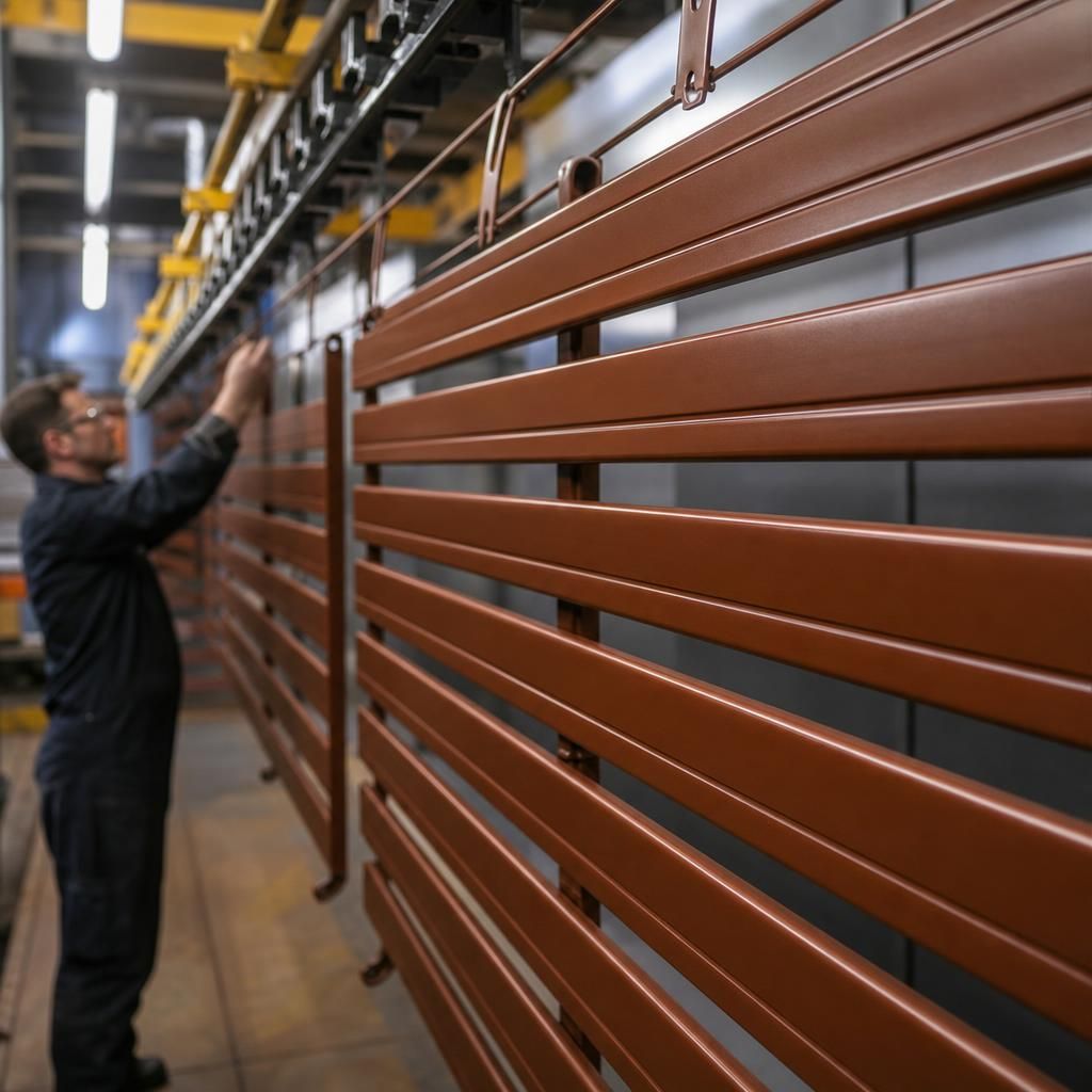 RAL 8029 Coating on Construction Equipment