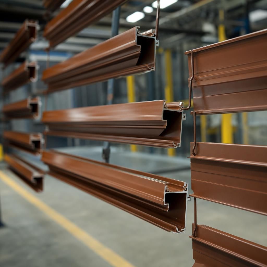 Factory Equipment with RAL 8029 Coating