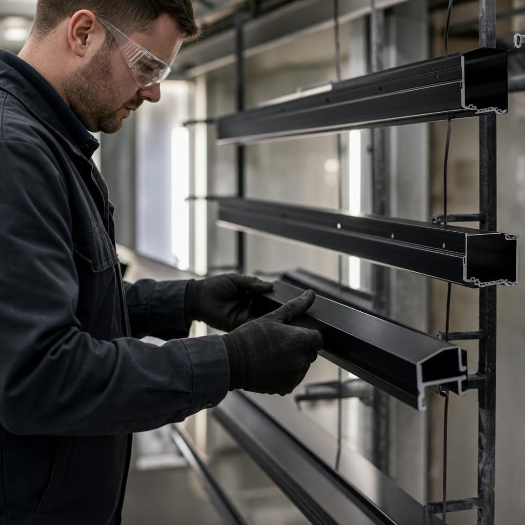 Batch Powder Coated Aluminium