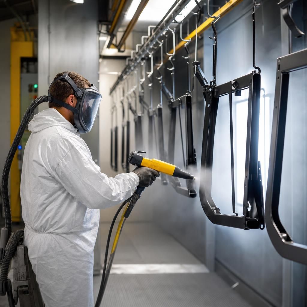 Protective Nylon Coating on Metal Components