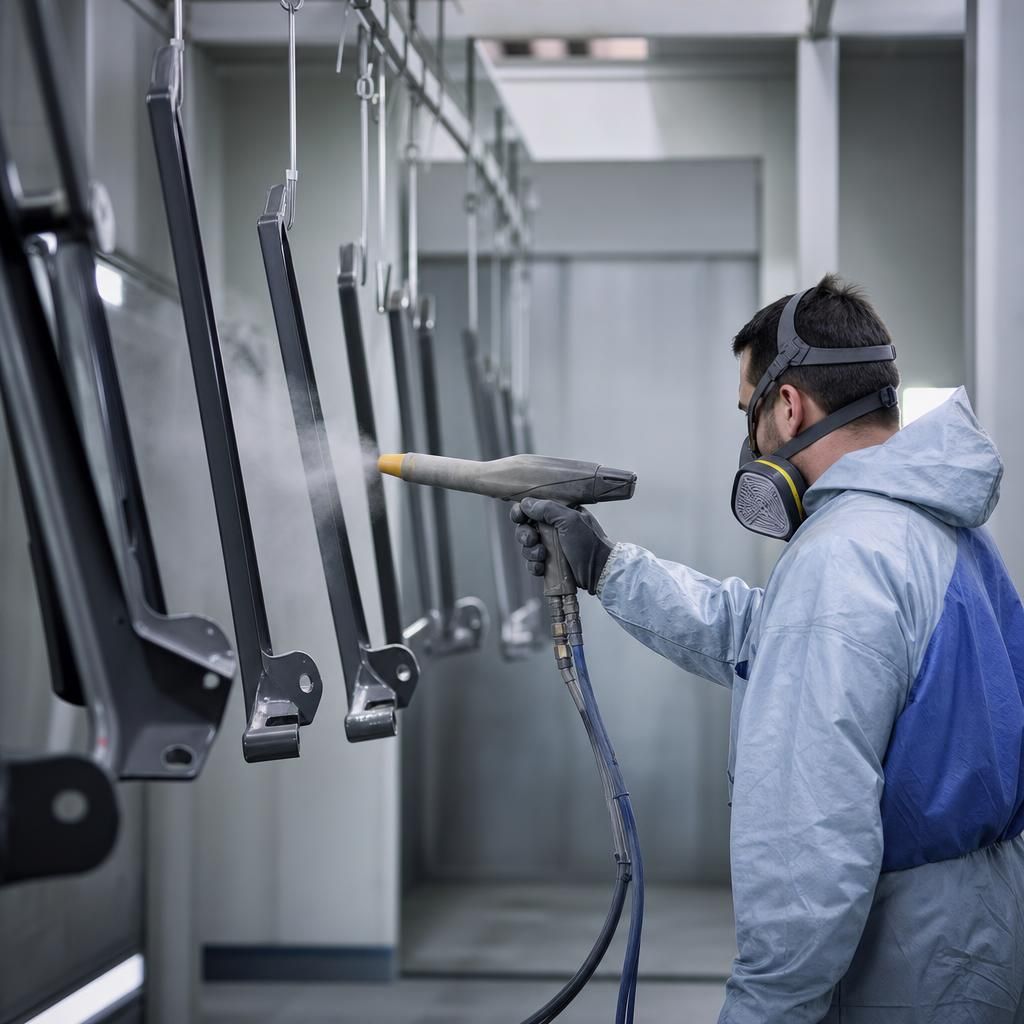 Powder Coating in Construction
