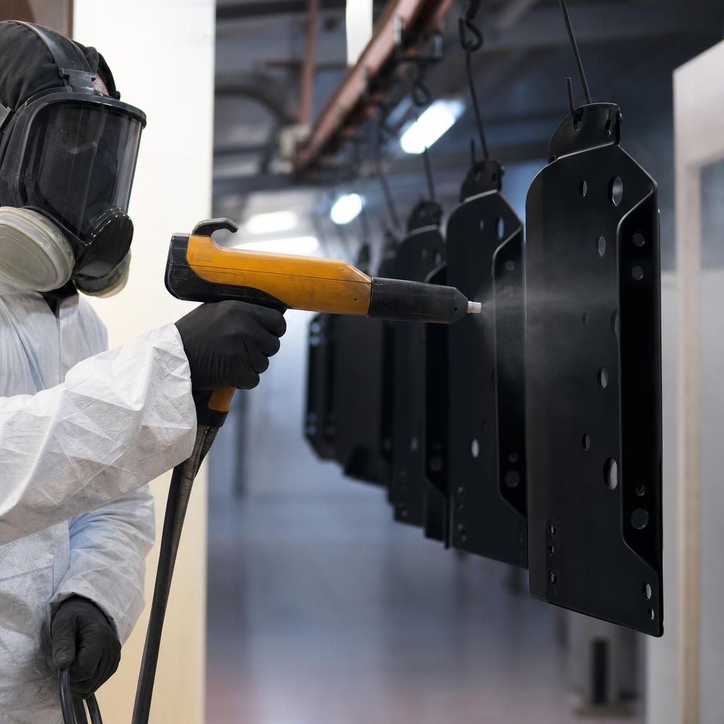 Industrial machine part with insulation coating