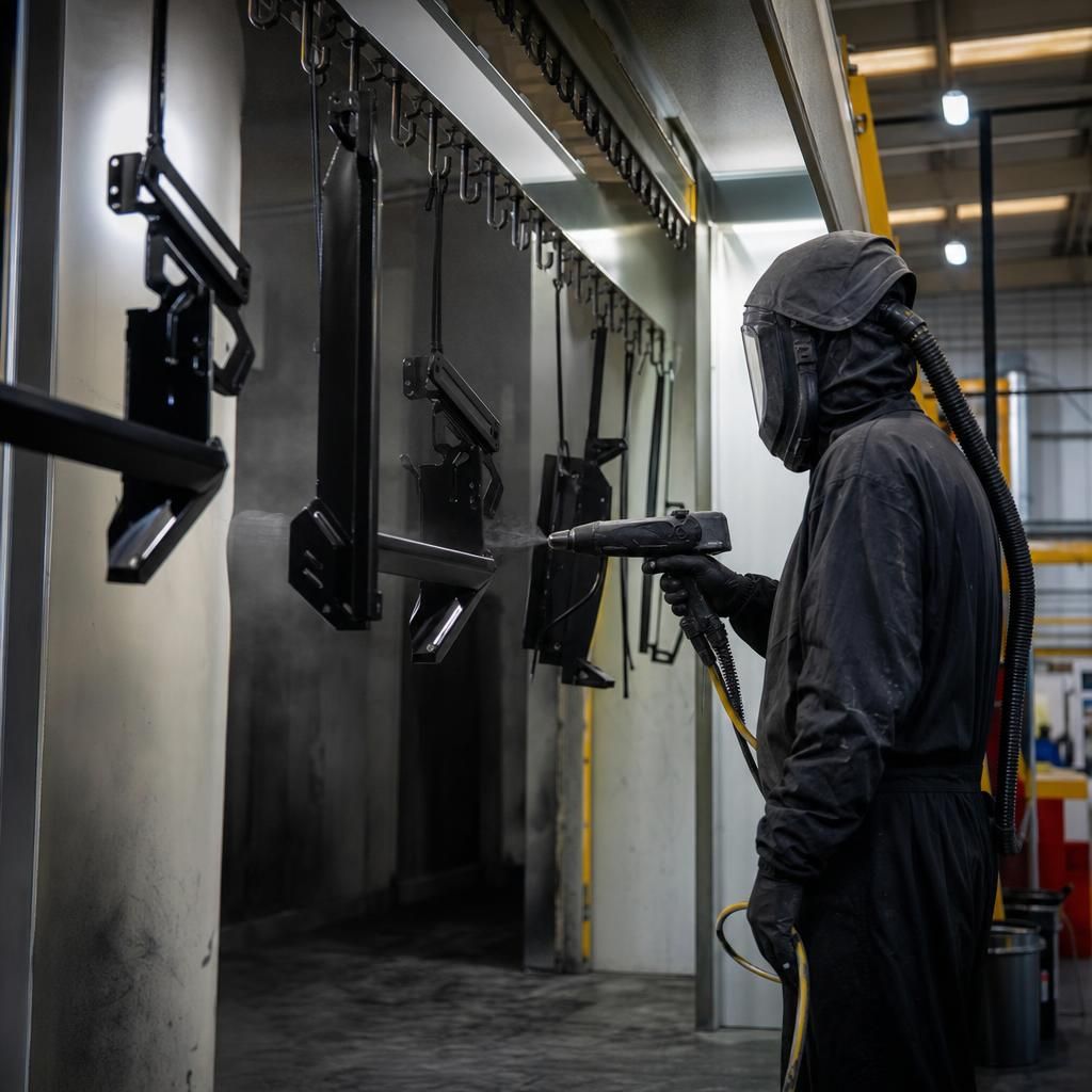 Image of automotive component with primer coating