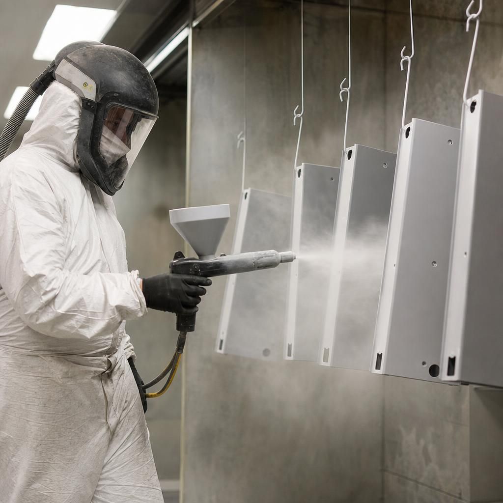 Sheet Metal Prepared for Coating
