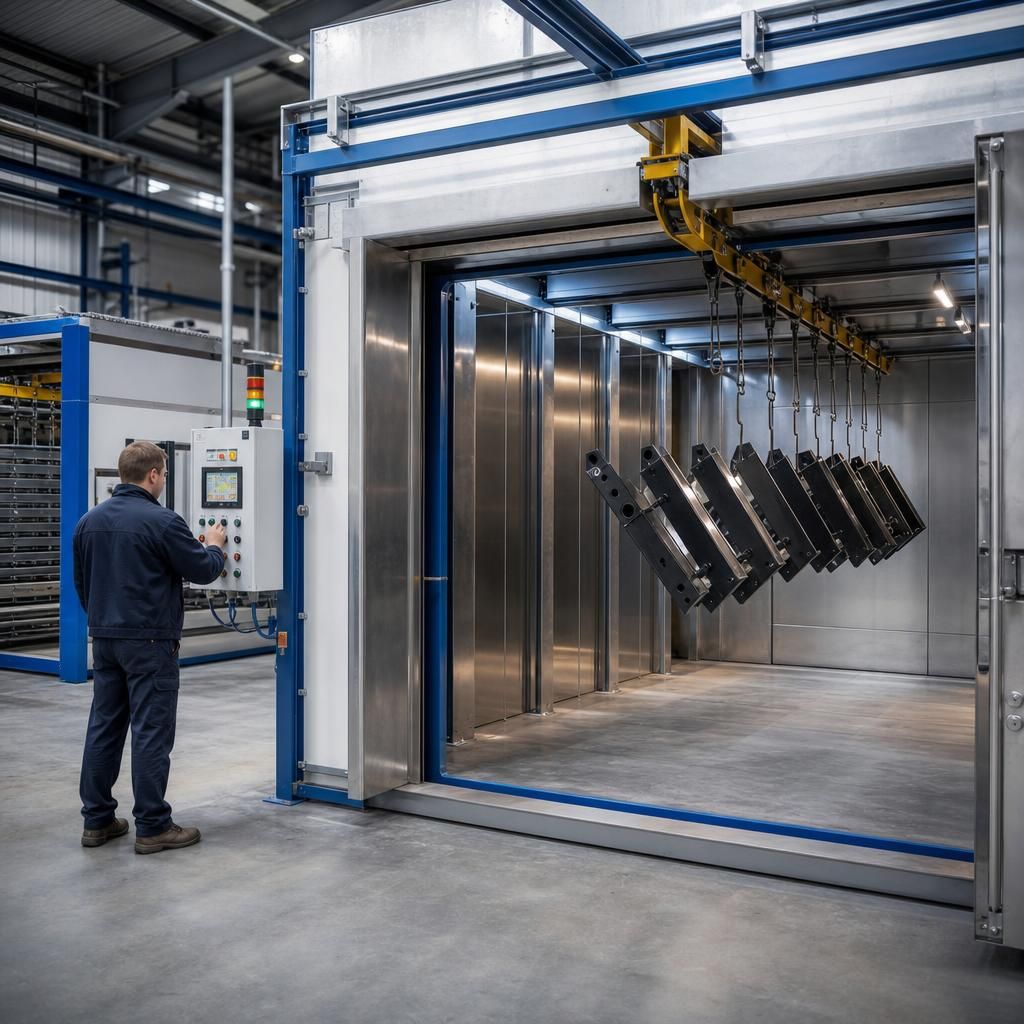 Conveyor oven with continuous operation