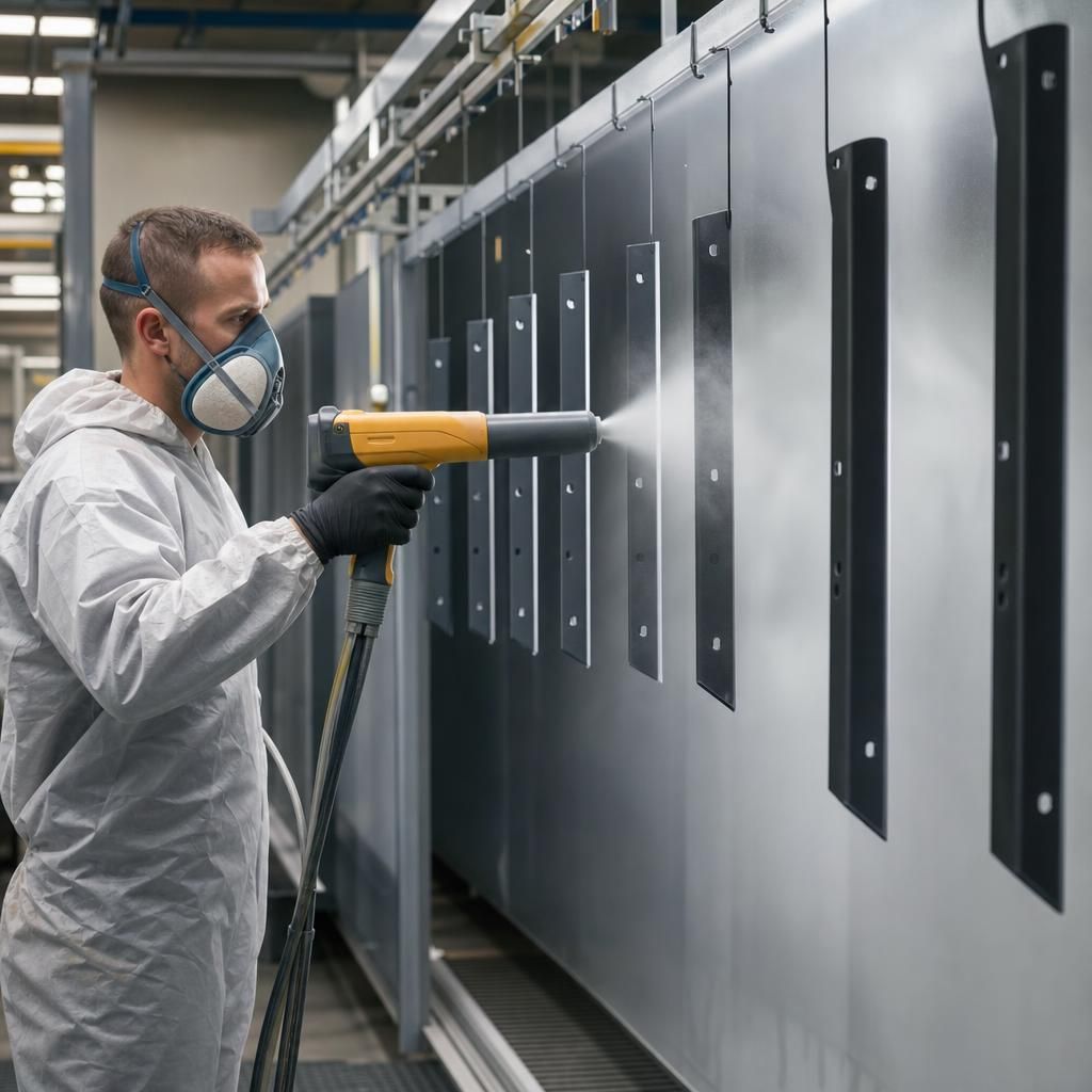 Complex Metal Geometry Coating