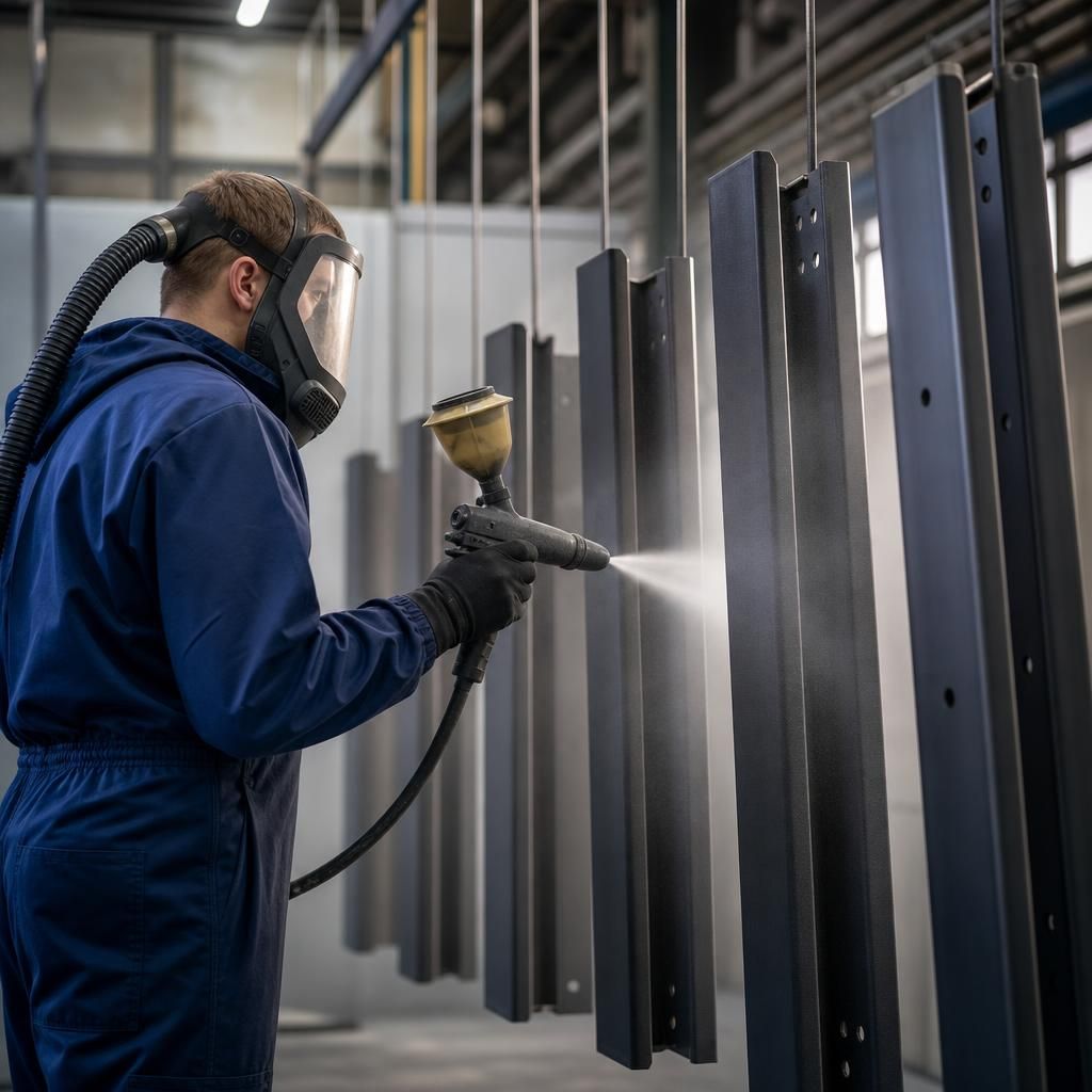 Metal parts demonstrating corrosion protection