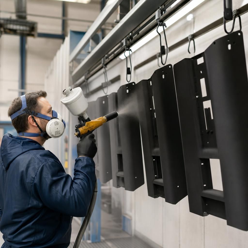 Weathered metal surface protected by hybrid coating