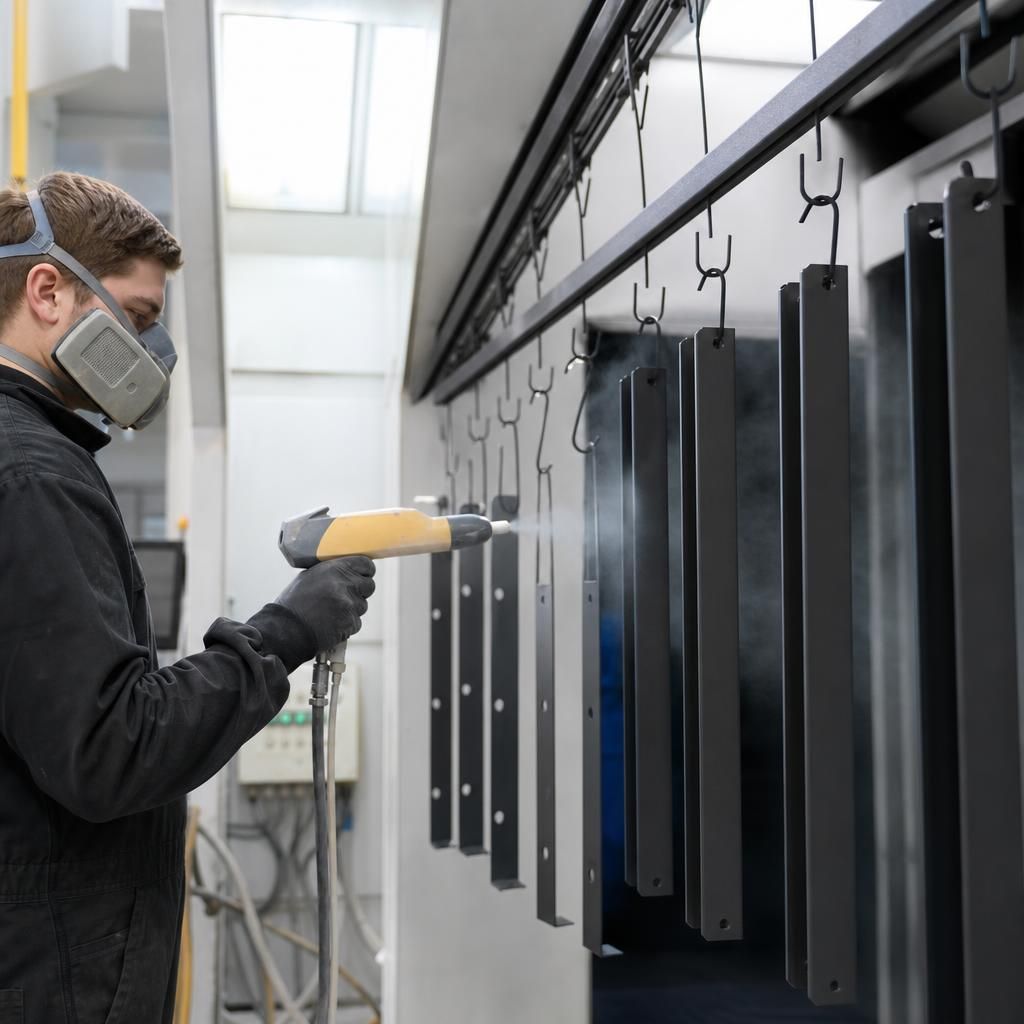 Weather-resistant polyester coating display