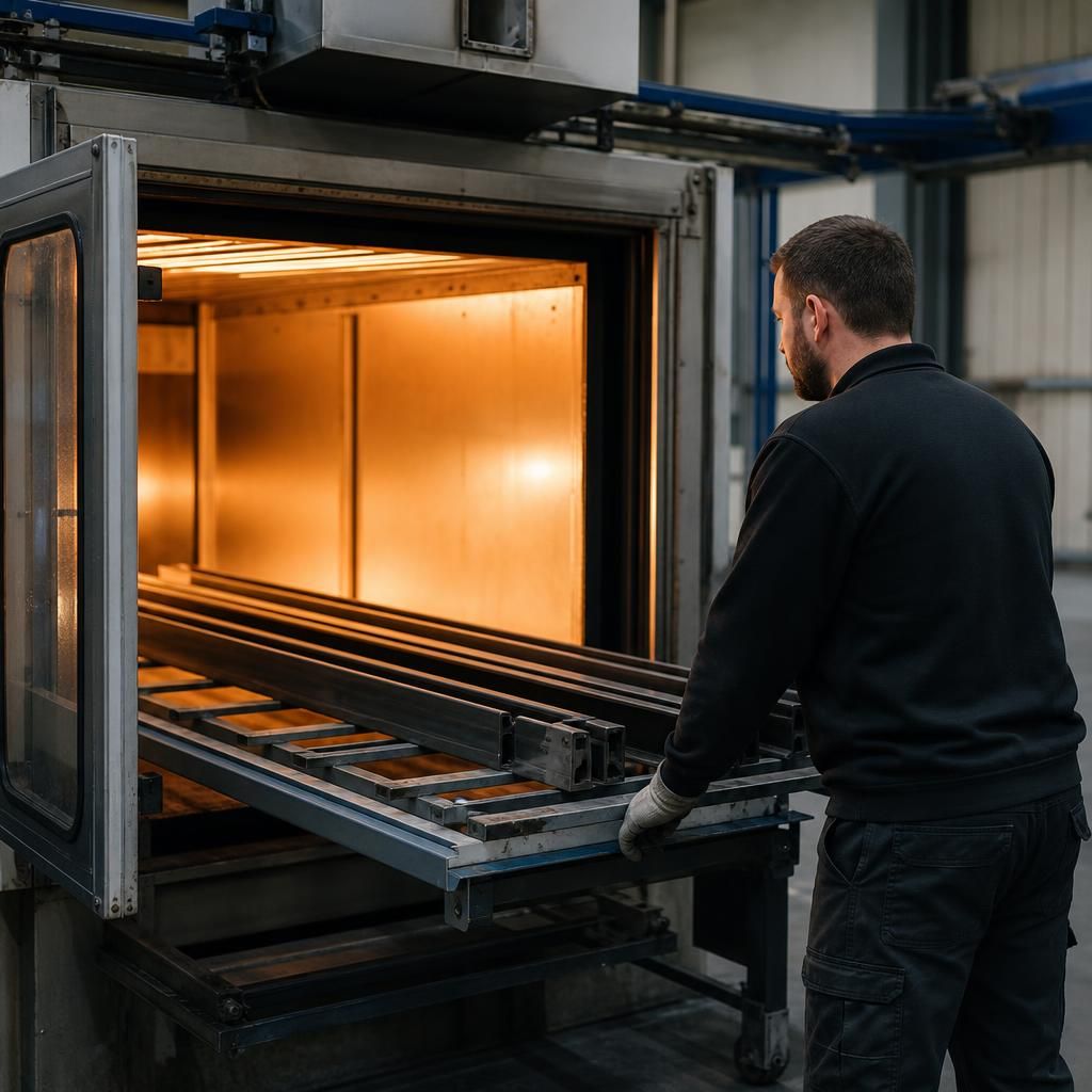 Industrial powder coating equipment