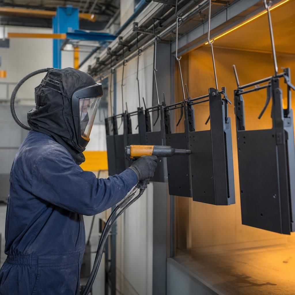 High temp coating application on a heat processing system