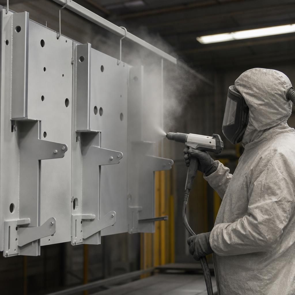 Specialist coatings on complex metal geometries