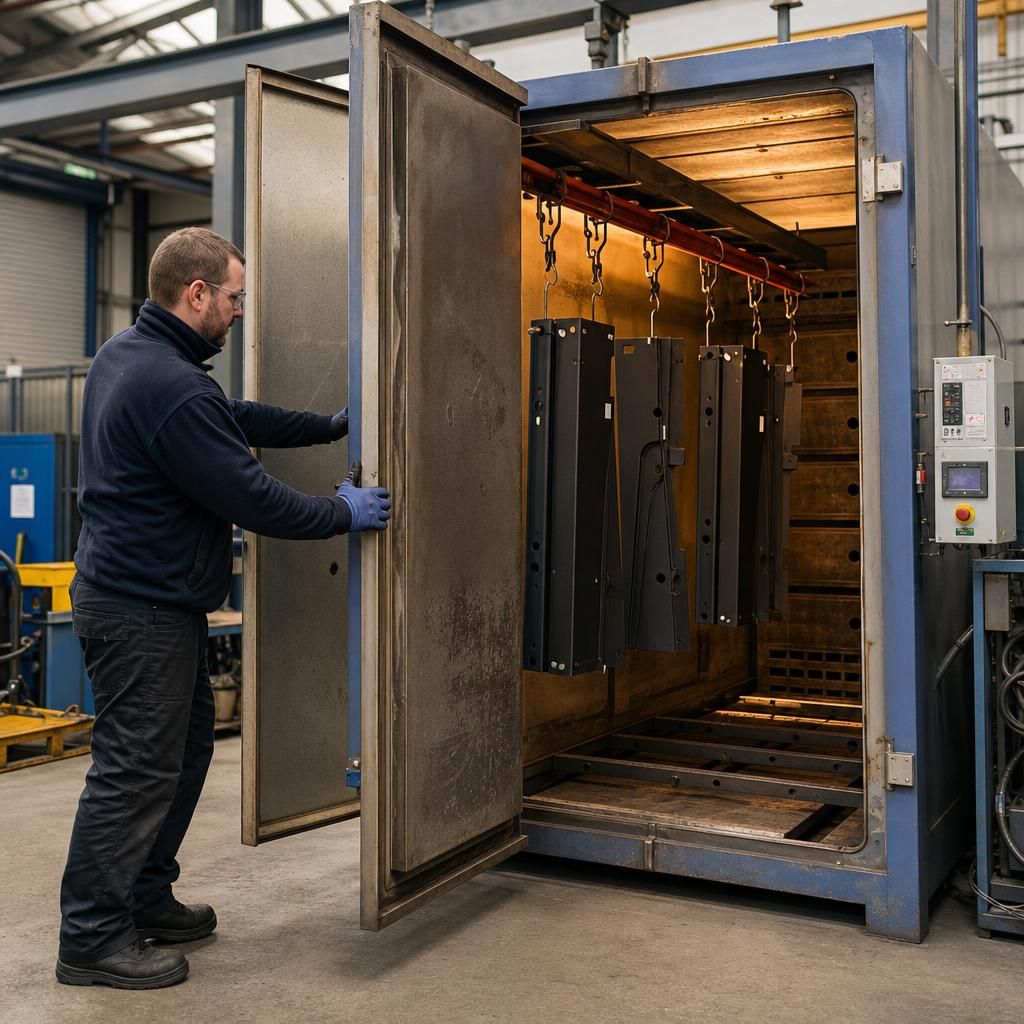 Quality control inspection of coated parts
