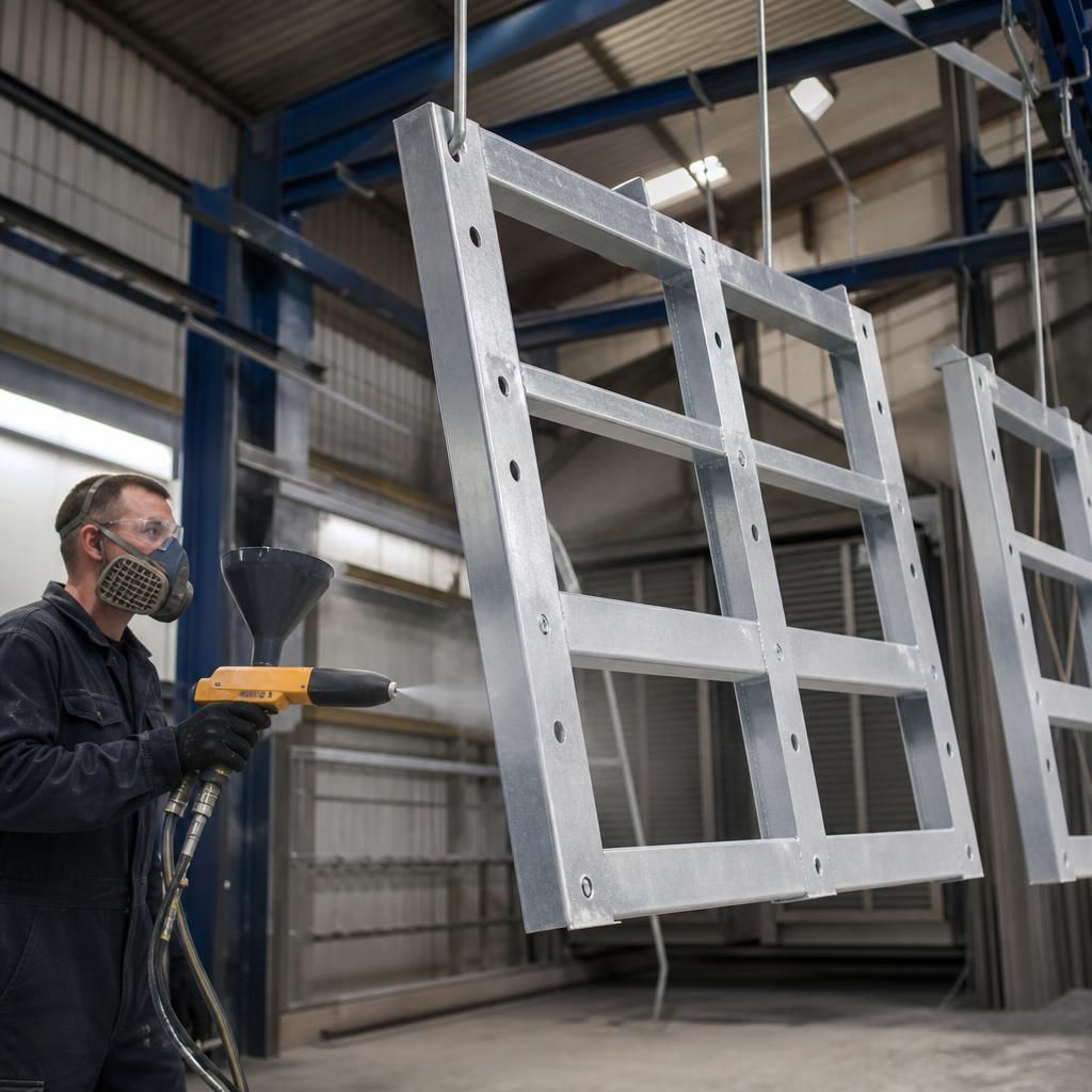 Durable powder coating options for galvanised steel