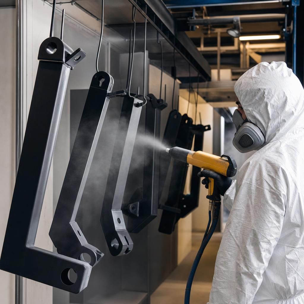 Specialised equipment for high temperature powder coating application