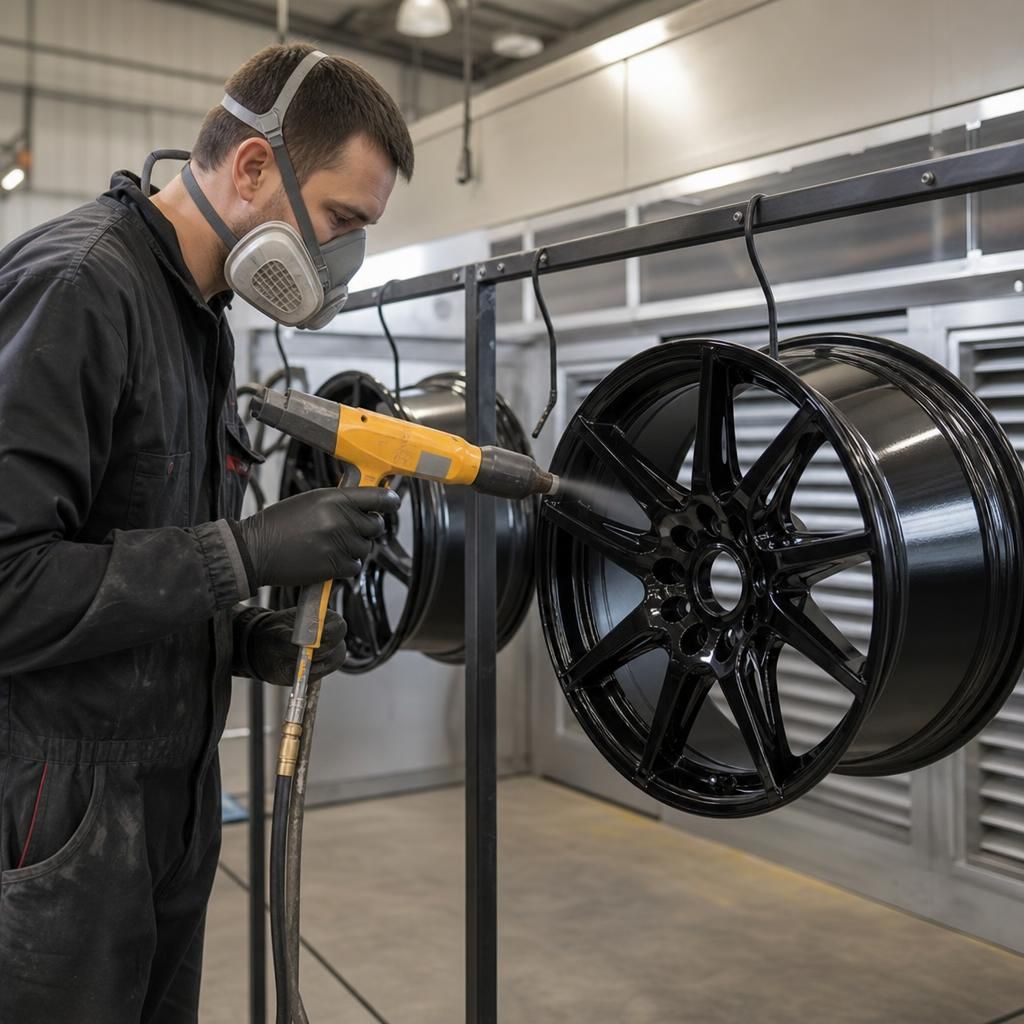 Custom Coloured Alloy Wheels