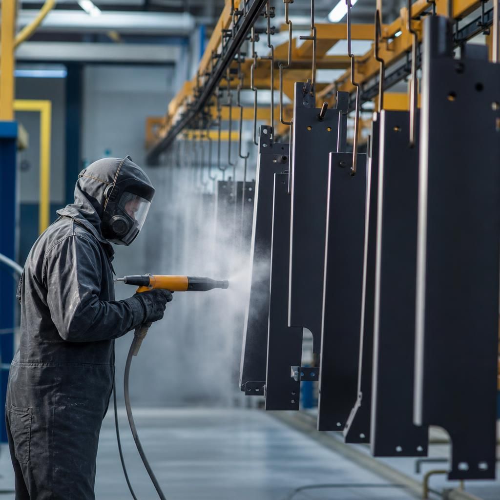 Custom colour options for powder coating