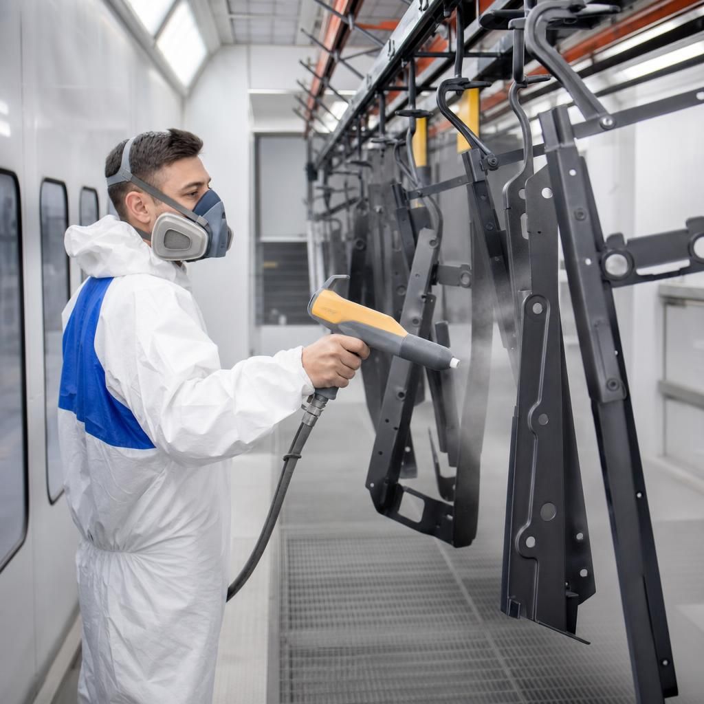 Protective nylon coating on metal