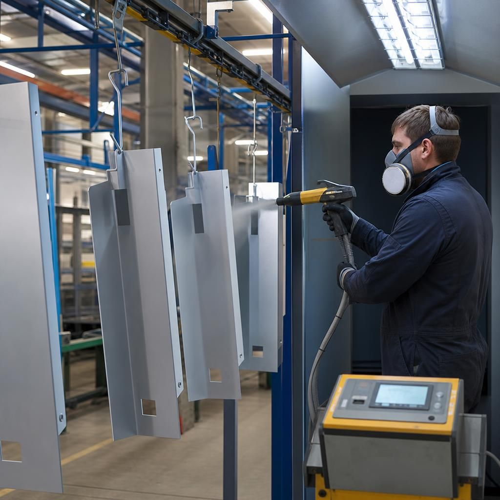 Conveyorised Powder Coating Plant