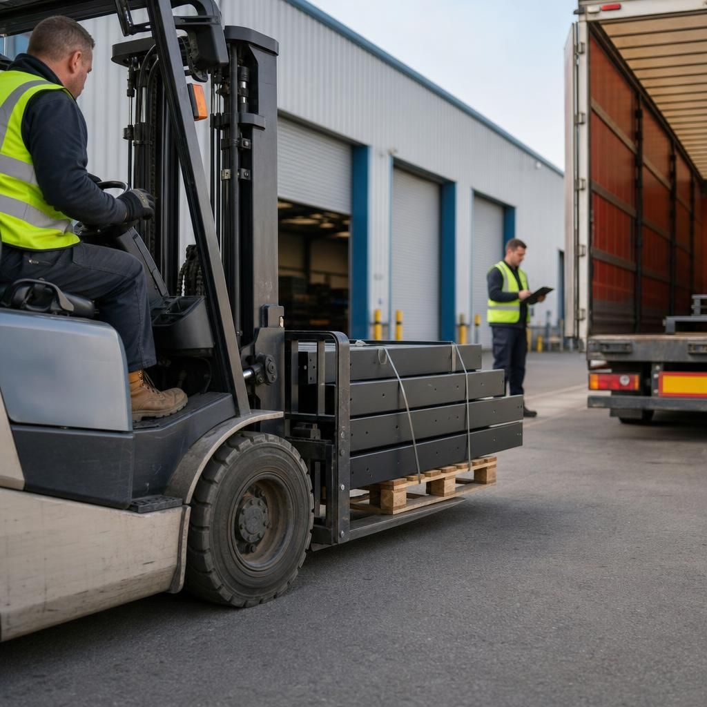 Coordination system in use for powder coating logistics