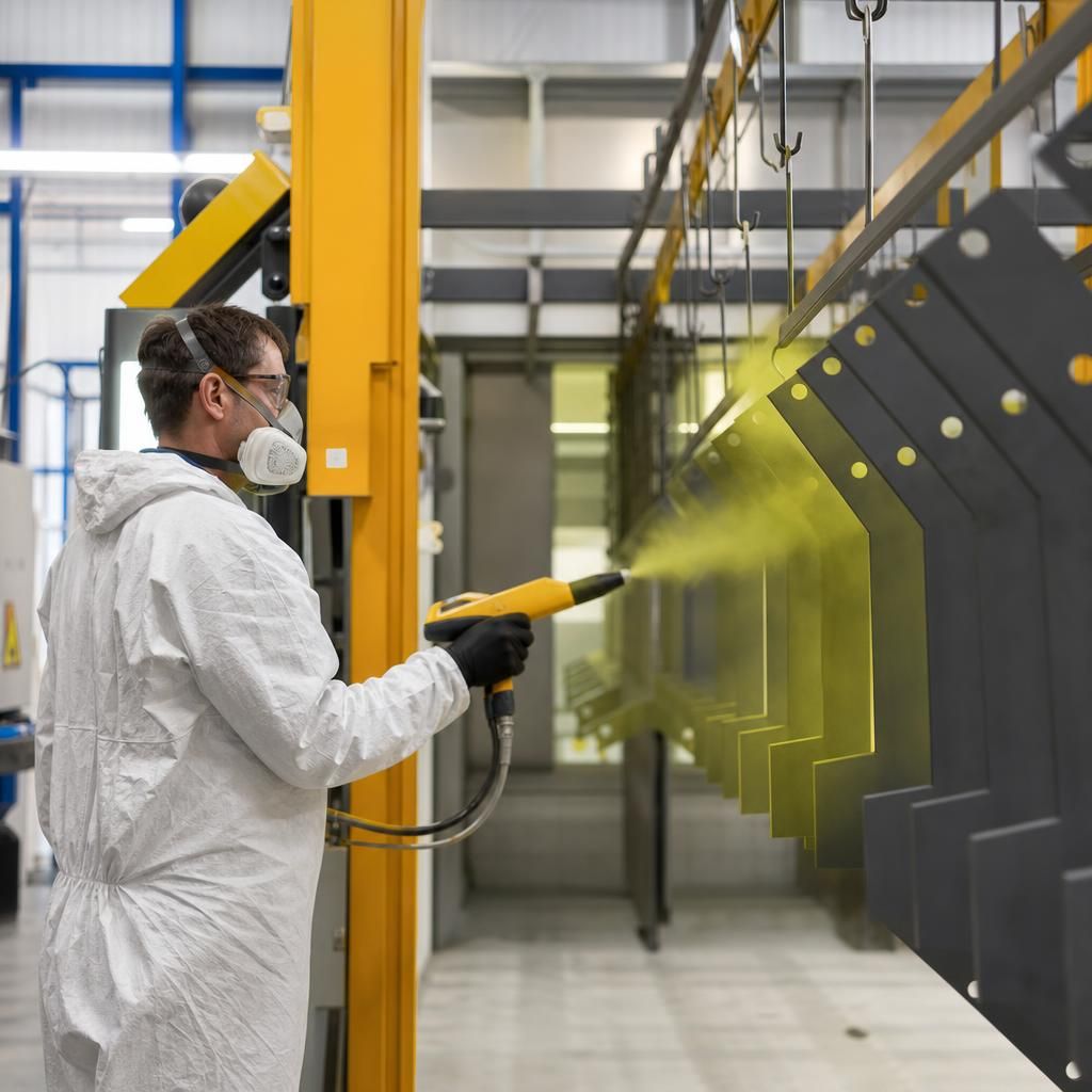 Specialist nylon coating on metal