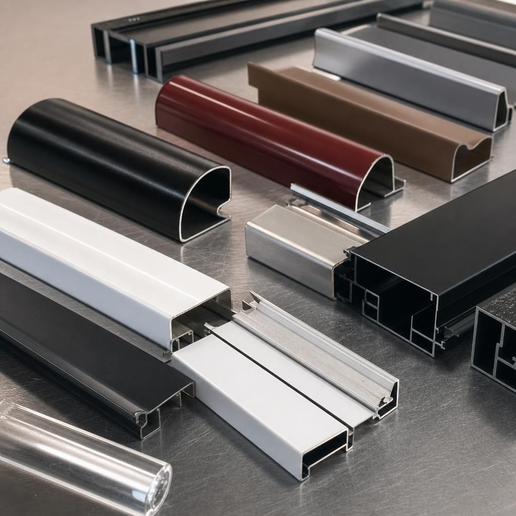 Nylon coated metal component in a sleek black finish