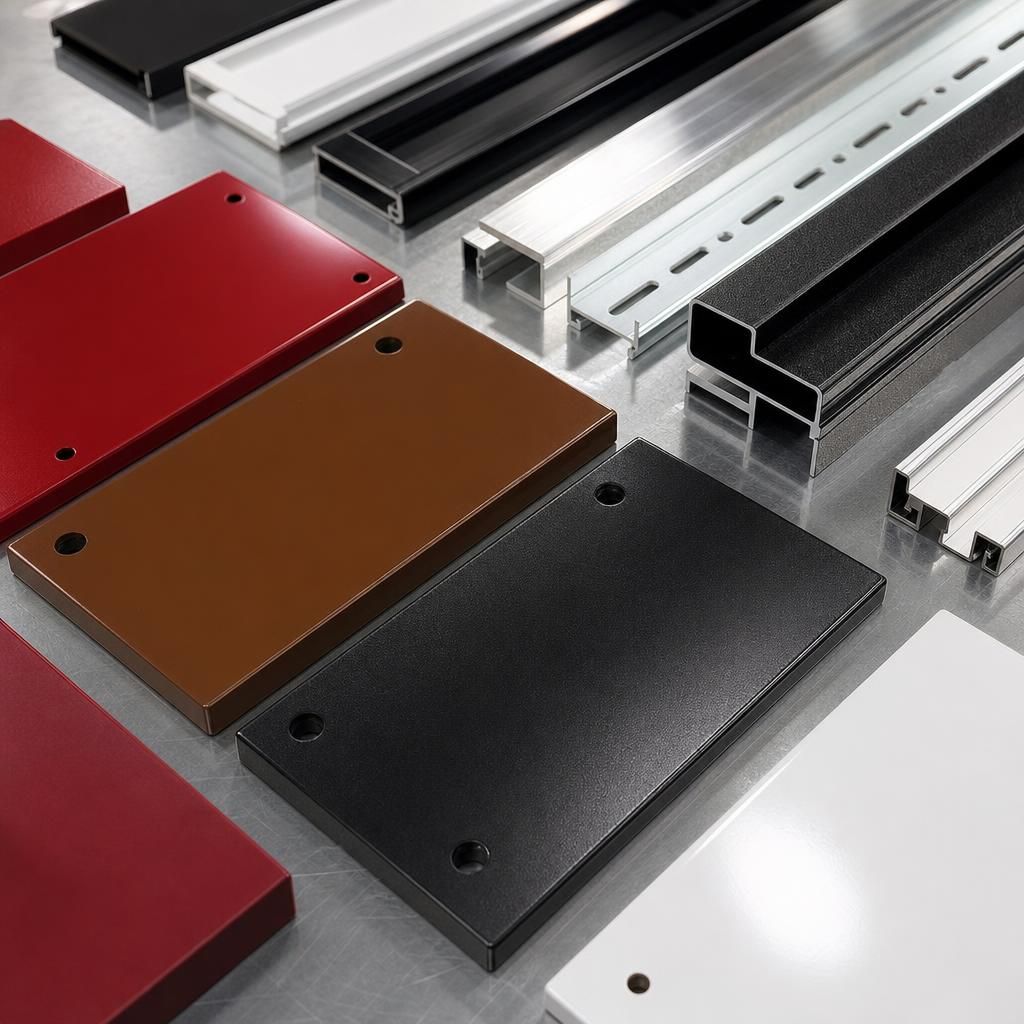 Smooth white nylon coating on metal