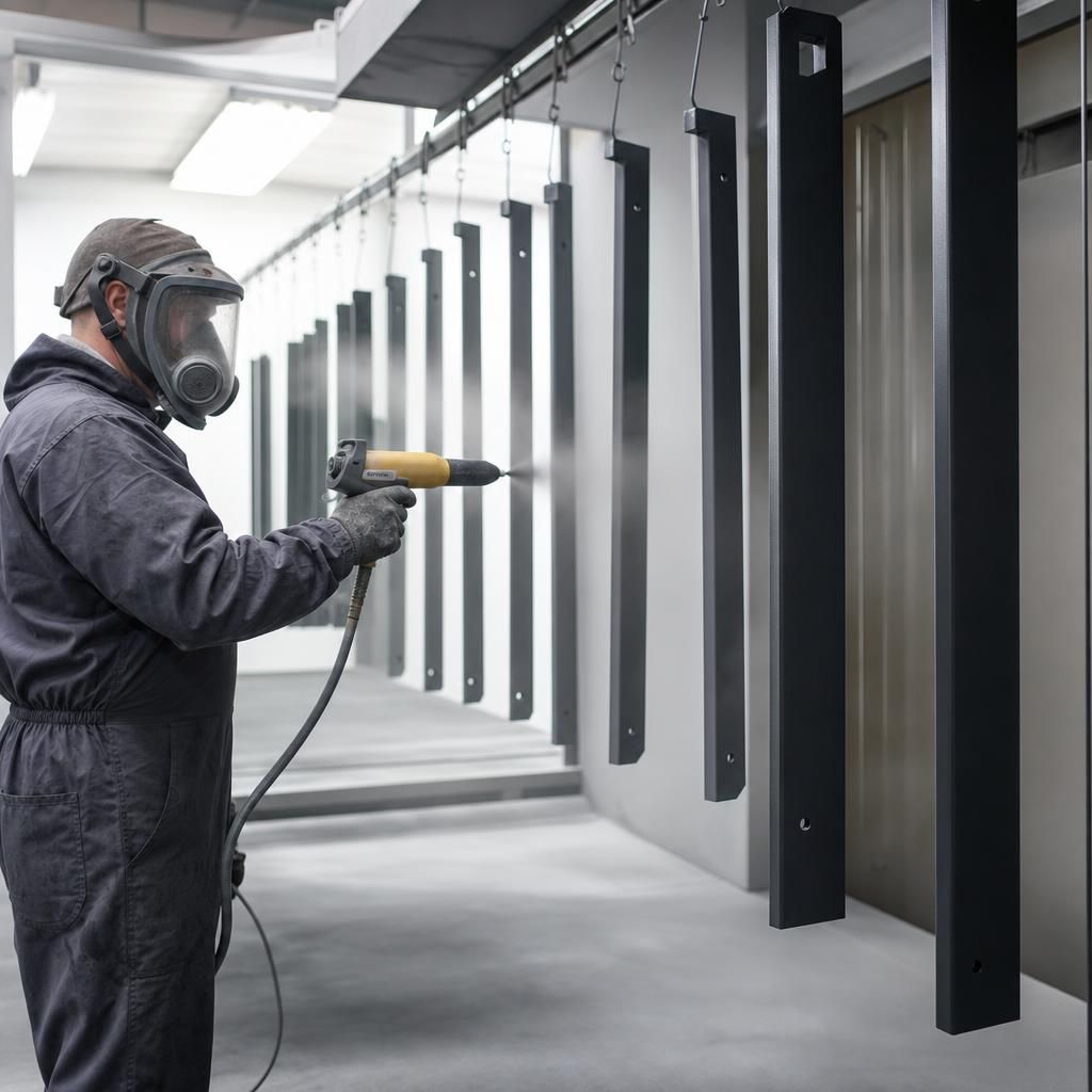 Protective nylon coating for outdoor metal structure