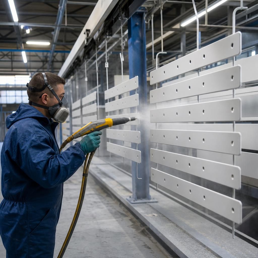 Rilsan coating applied to machine part