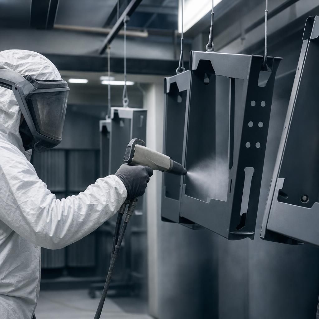 High-grade zinc powder coating