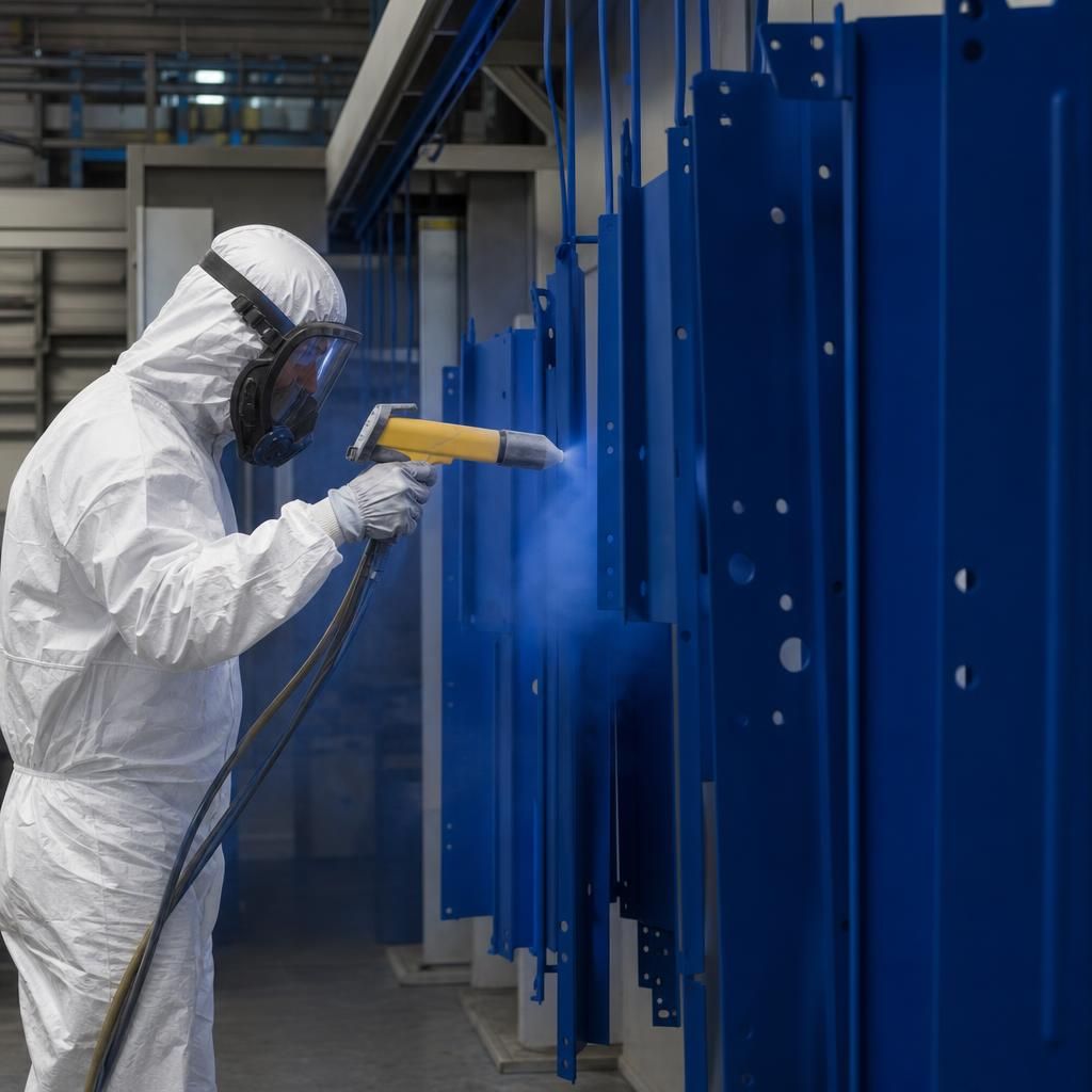Smooth finish on coated metal product