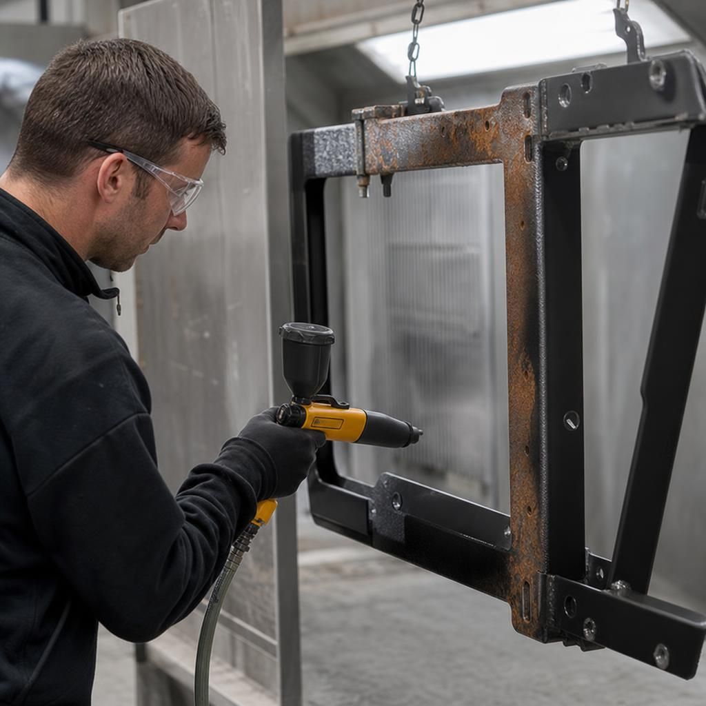 Sandblasting Process