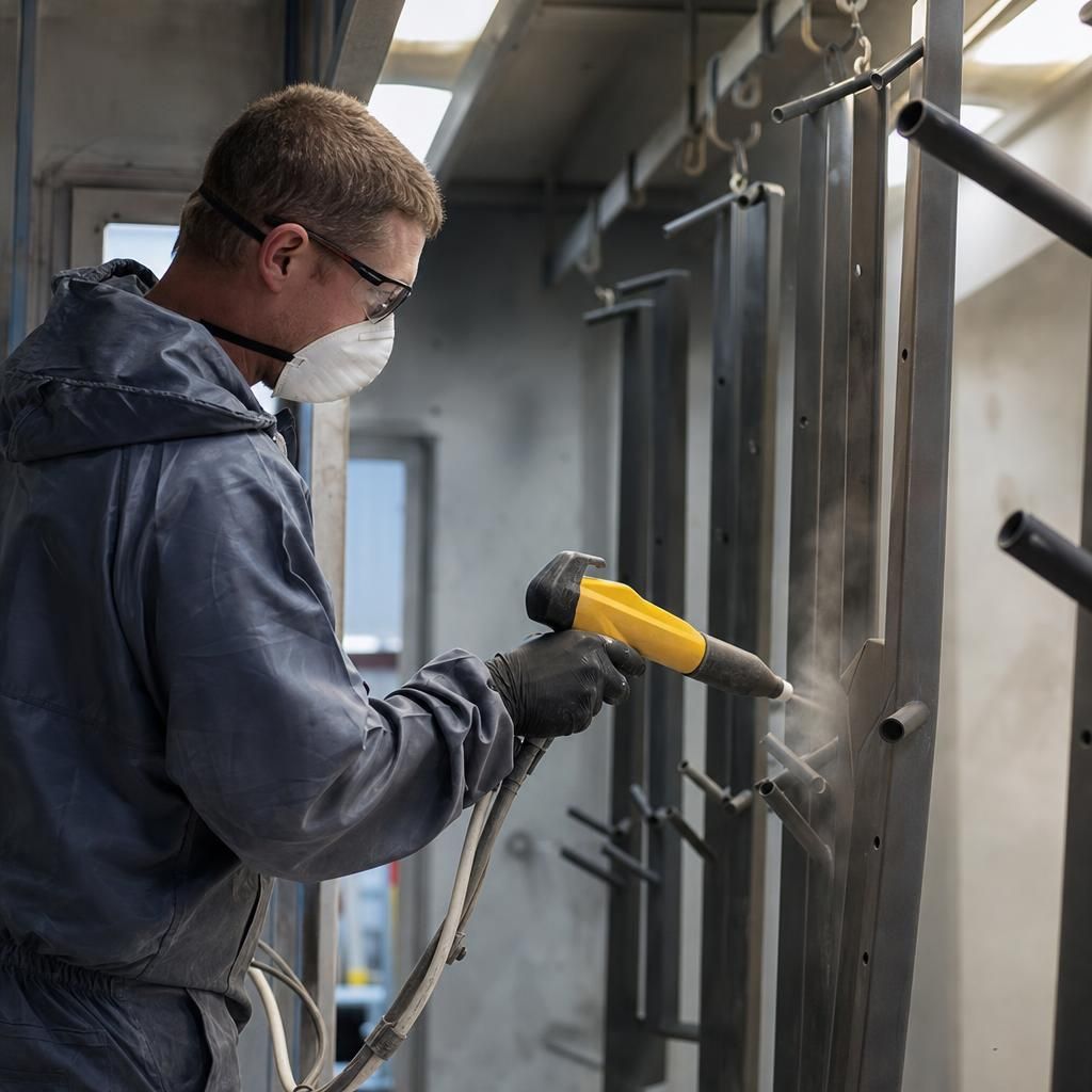 Quality control inspection of coated metal