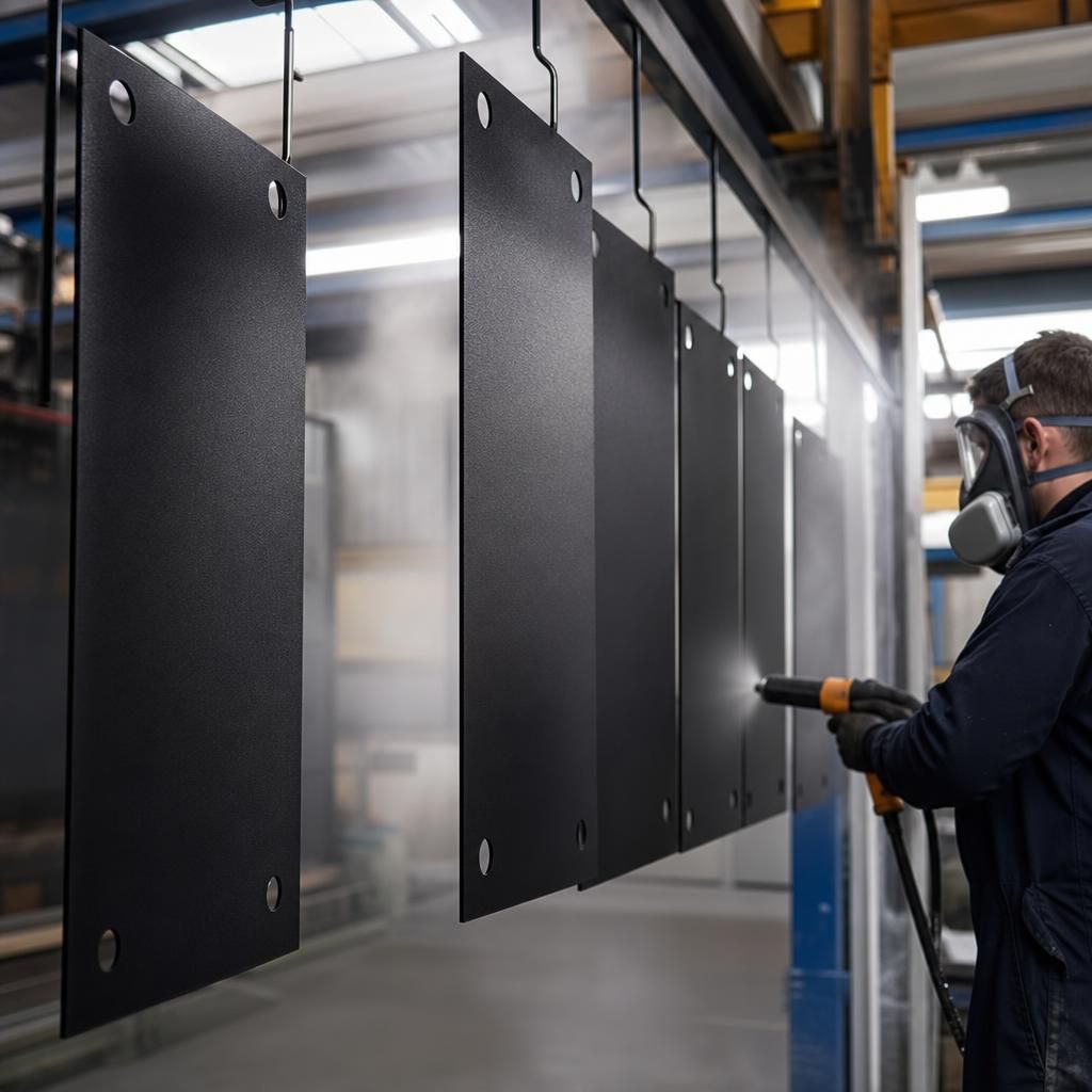 RAL-Coloured Powder Coated Components