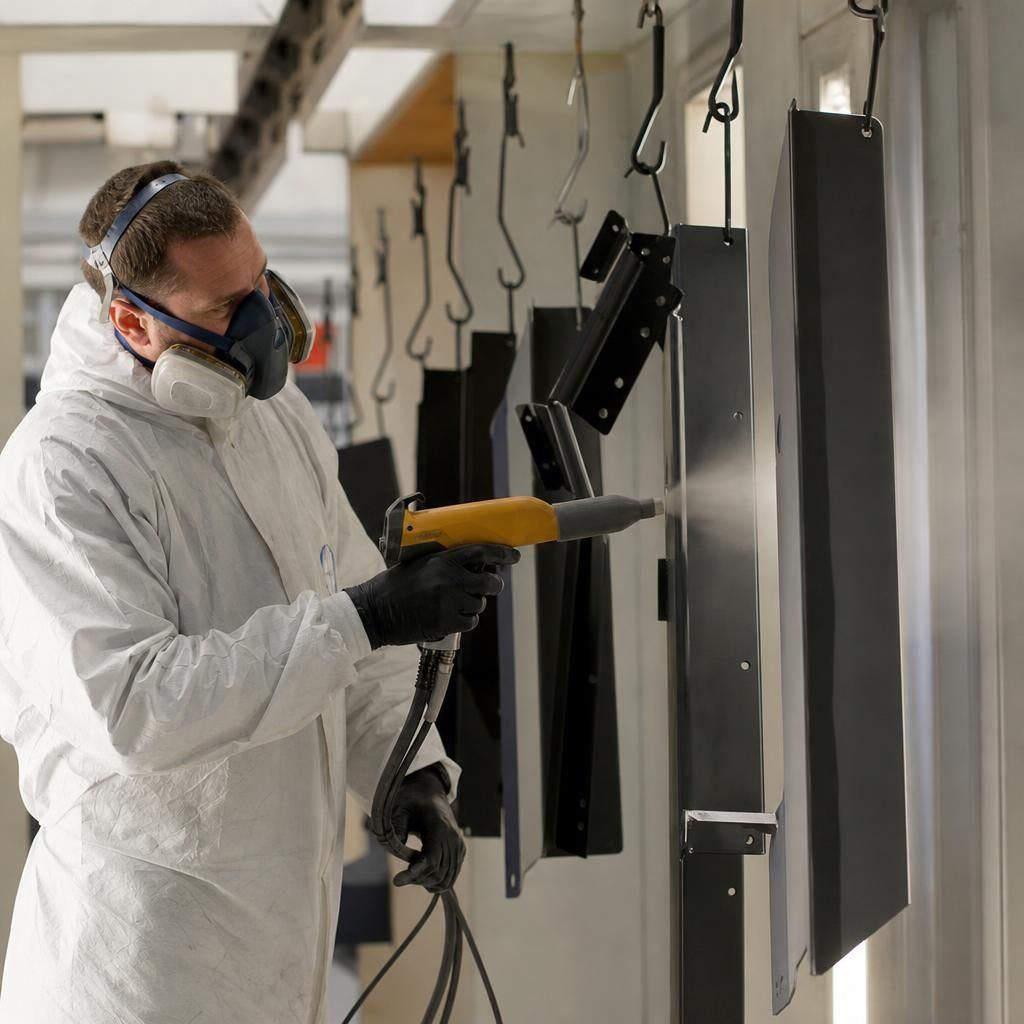 Application of Powder Coating Using Advanced Techniques
