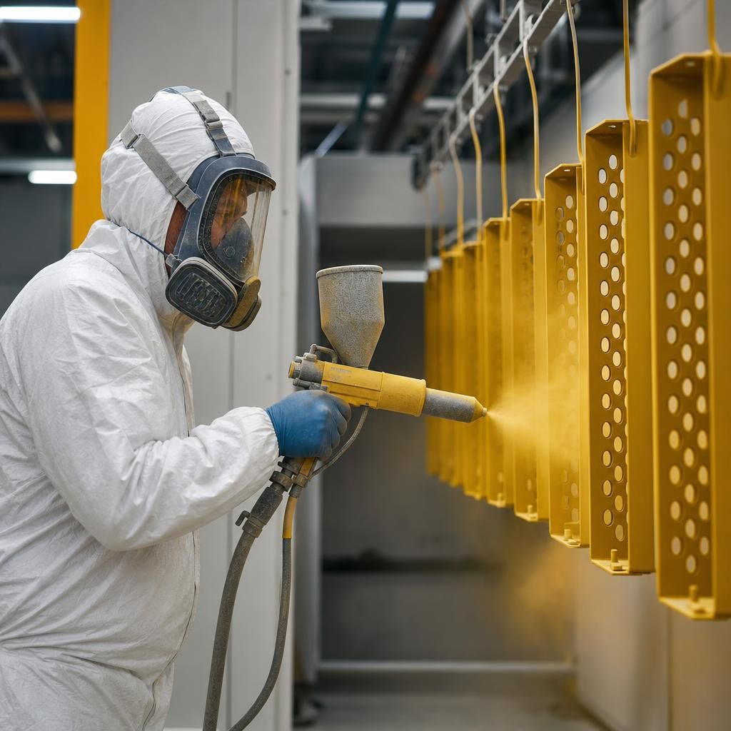 Efficient Powder Coating Process for Batch Production