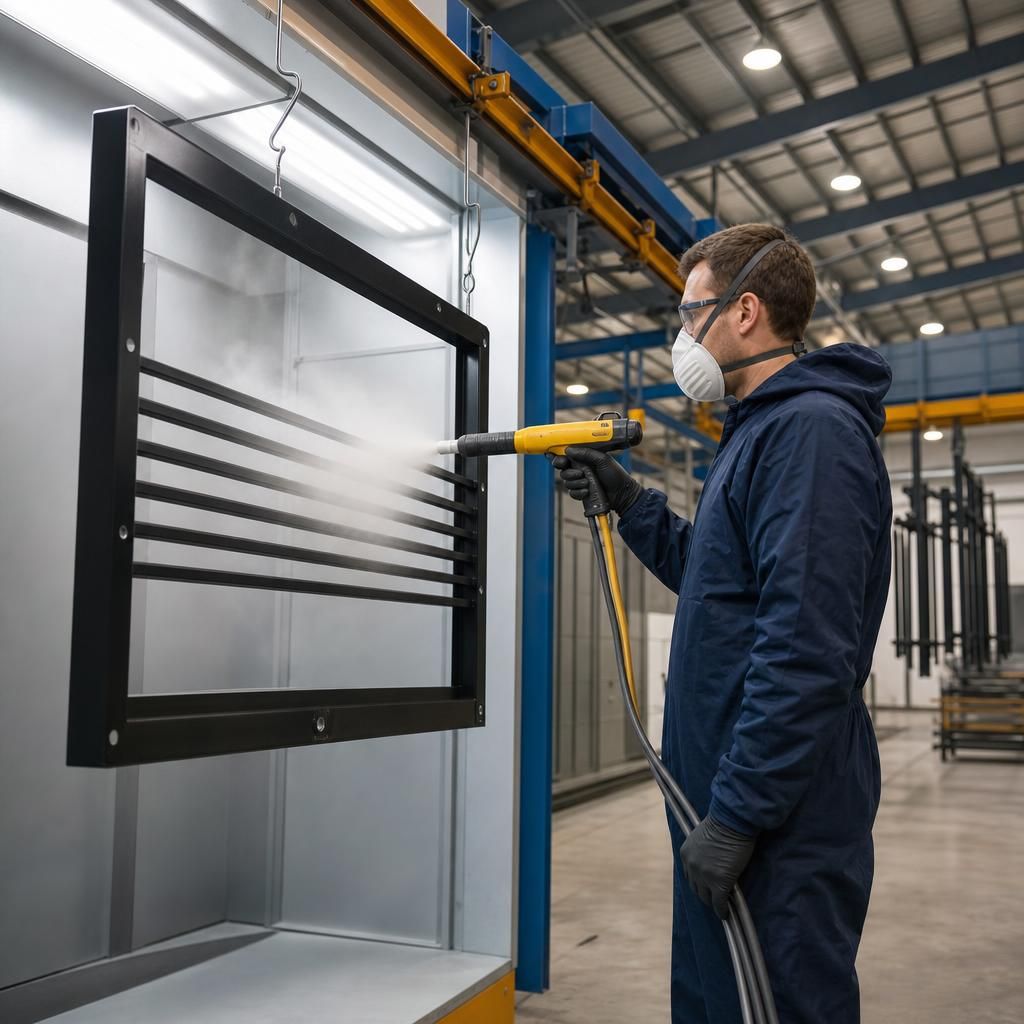 Automated Conveyor System in Powder Coating