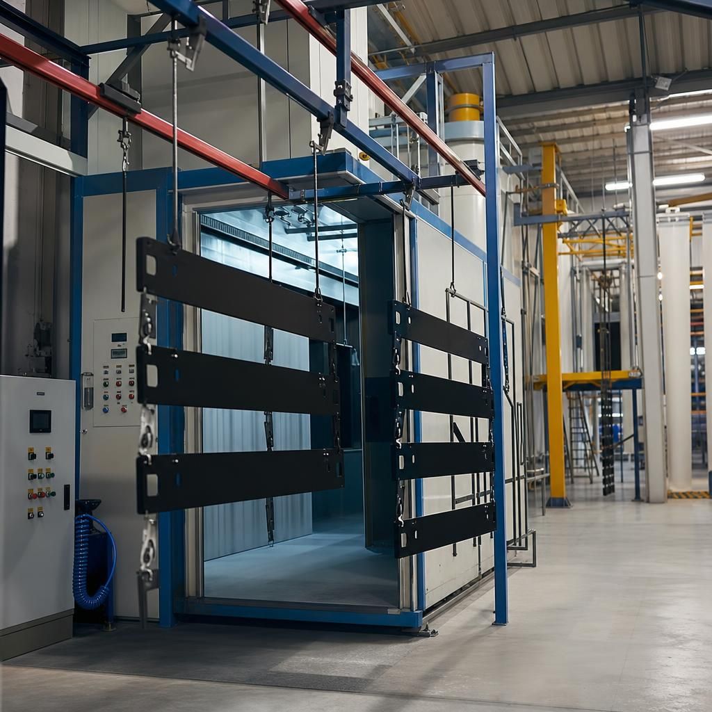 Professional-grade Powder Coating Booth