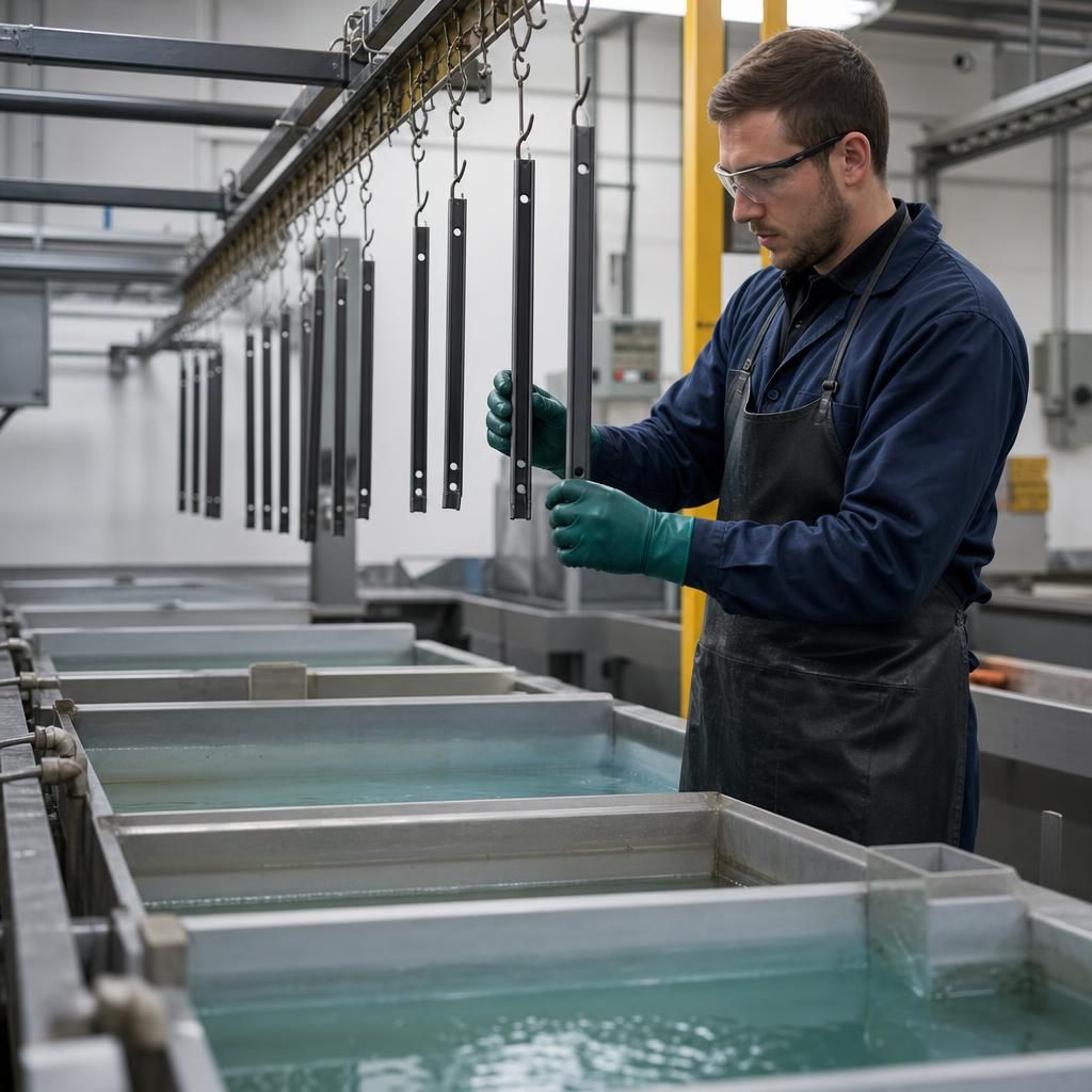 Metal Components Undergoing Phosphate Treatment