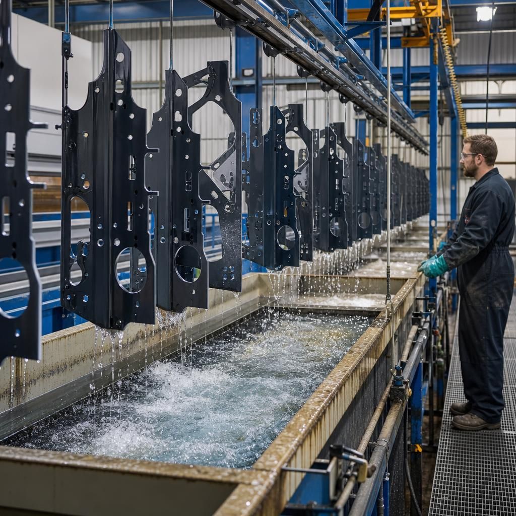 Inspection of metal surfaces before coating