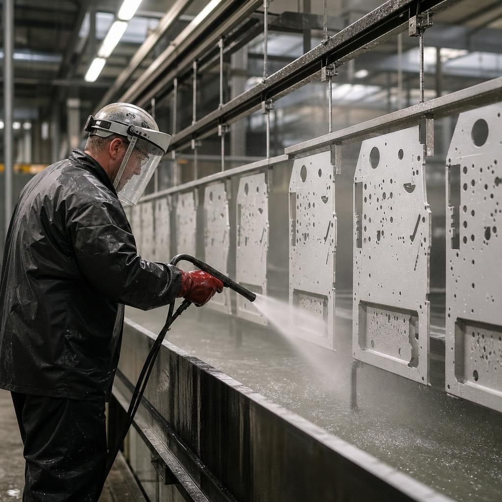 Phosphate coating on metal