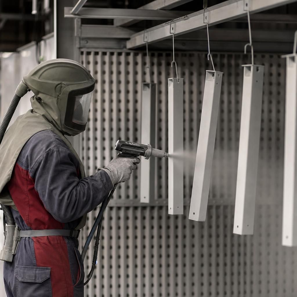 Application of epoxy primer