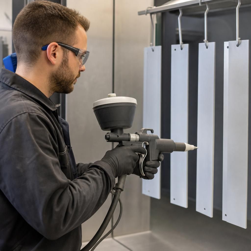 Powder Coating Gun with Different Nozzle Options