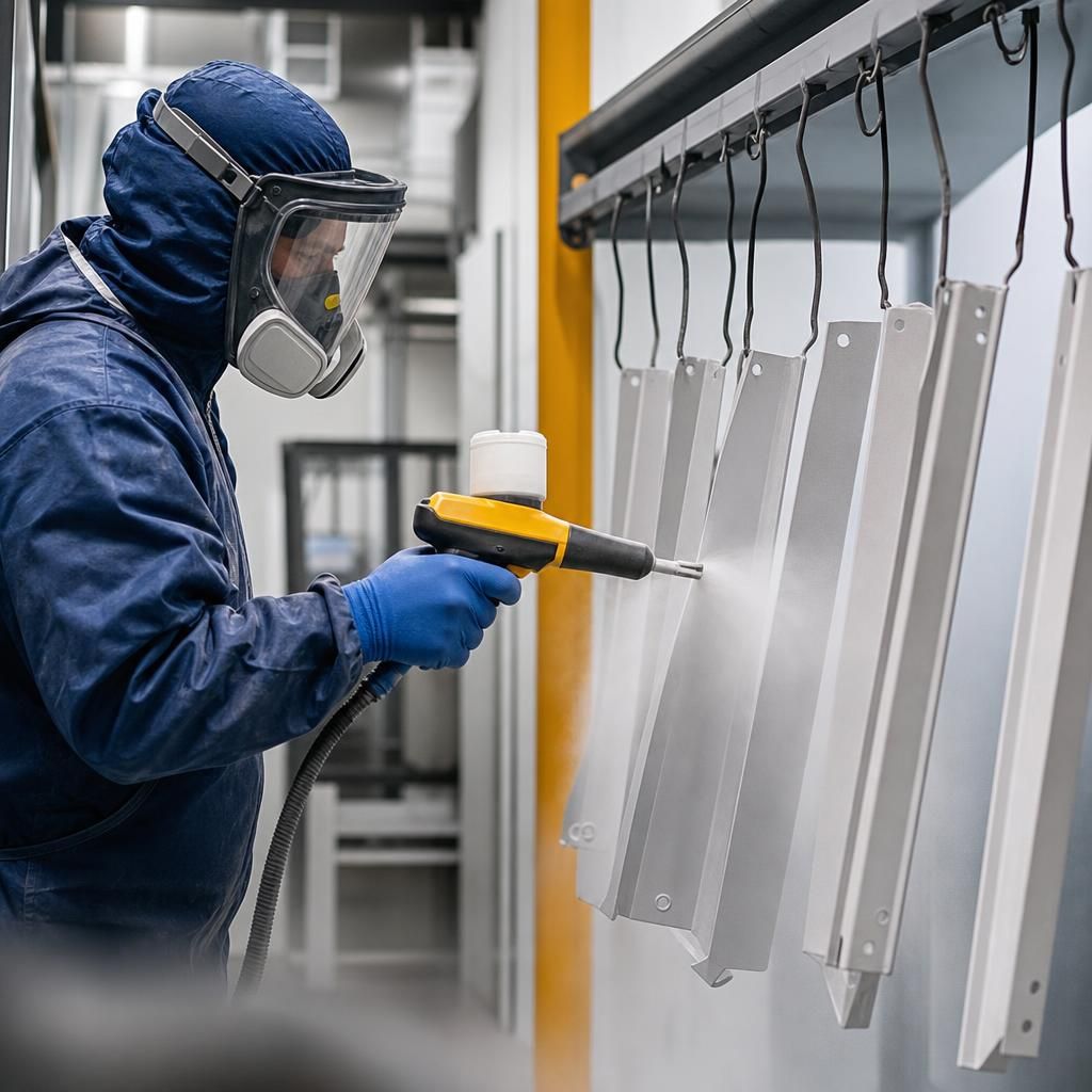 Quality inspection of coated metal components